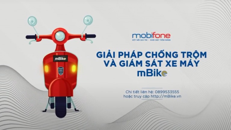 mBike - Định vị chống trộm xe máy đến từ Mobifone