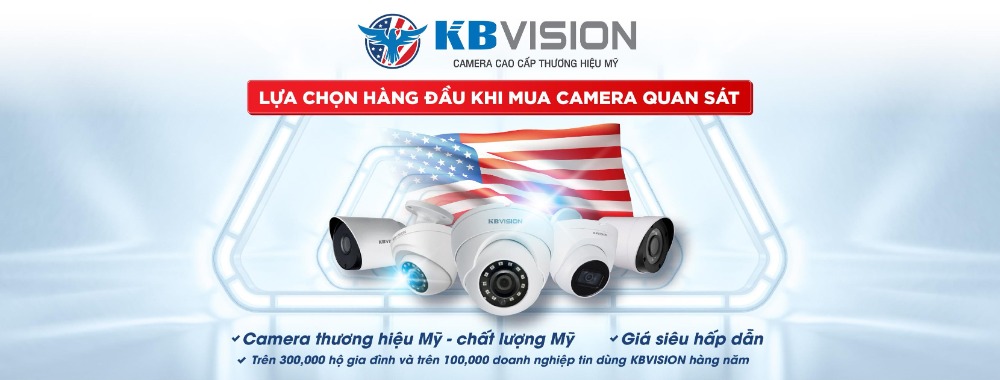 Trọn Bộ Camera KBVision 4 mắt + đầu thu + ổ cứng